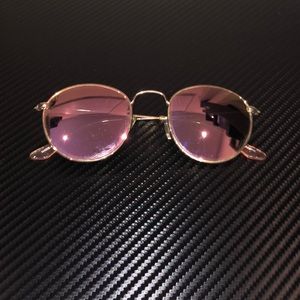 Rose gold sunglasses